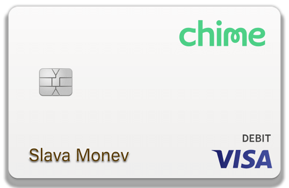 Example of Chime debit card