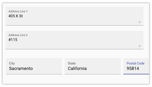 You can put suite number to Address Line 2