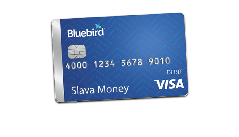 Bluebird prepaid debit card