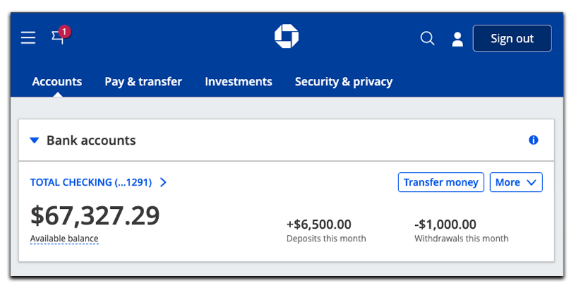 How much should I keep in my checking account balance