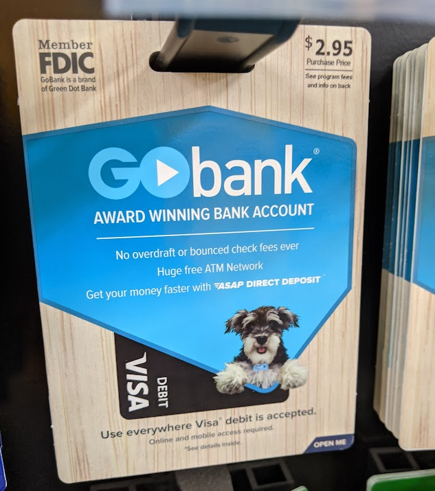 GO2Bank Retail Debit Card